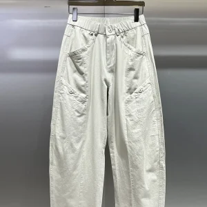 Casual Men's Wide Leg Jeans Spring Summer Trendy Brand Design Bent Knife Pants Loose Fit Workwear Cotton Polyester Material - AliExpress Pants