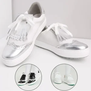 Blktee Women Breathable Waterproof Golf Shoes Ladies PU Leather Anti-slip Sneakers Girls British Style Tassel Elegant Golf Shoes - AliExpress Sneakers