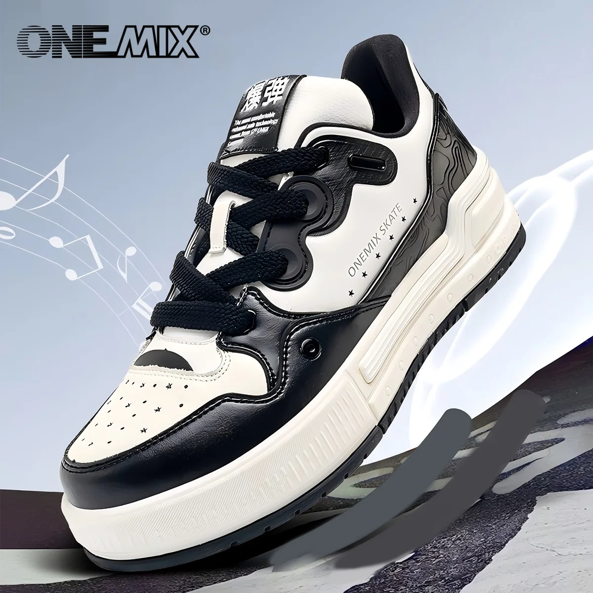 ONEMIX Board Shoes Men Breathable Shock-absorbing Bread Shoes Outdoor Thick Soled Versatile Lightweight Women Casual Sneakers - AliExpress Sneakers