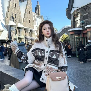 Nordic Vintage Women's Open Cardigan Sweater Woolen Knitted Patchwork Color Lazy Sle Autumn Winter High Quali Outerwear - AliExpress Sweaters&Jumpers