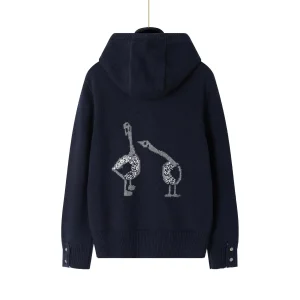 Autumn Winter New Style Embroidered Casual Slim Fit Zipper Hoodie Unisex Couple Woolen Knitted Sweater Fashionable Streetwear - AliExpress Sweaters&Jumpers