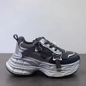 Women Platform Sneakers Height increasing Shoes New Spring Summer Breathable Sport Shoes Lace Up Round Toe Running Trainers - AliExpress Sneakers