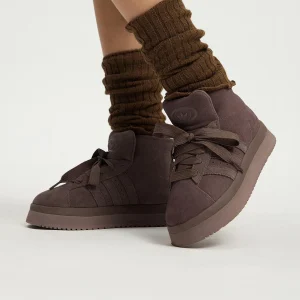 Adidas genuine Womens Mid-Top Thick Sole Sports Shoes JR3736 - AliExpress Sneakers