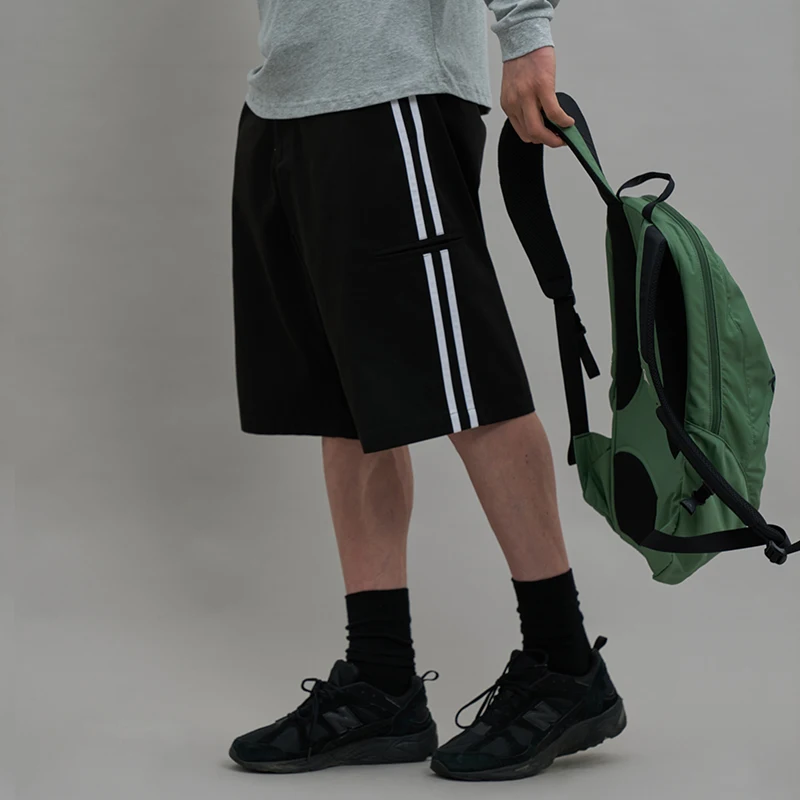 Casual Stripe Men's Women's Loose Fit Summer orts Partimento 2025 Versatile Daily Wear Straight Leg Spor Sle Polyester ... - AliExpress Pants