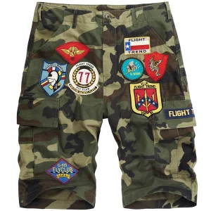VIP Summer Workwear Camouflage Shorts Men's Trendy Brand INS Loose Five-Quarter Length Beach Sports Loose Seven-Quarter Length - AliExpress Pants