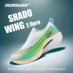 IRUNSVAN Shadow Wing 2.0 Pro Racing Full Palm Black Gold Carbon Board Running Shoes Shock Absorbent Marathon Sports Shoes Men's - AliExpress Sneakers