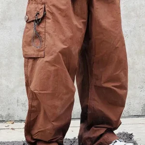 Outdoor Mountain Series Men's Casual Pants Qui Dry Wide Leg Straight Cut Spring Summer Lightweight Long Trousers - AliExpress Pants