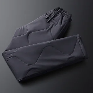 Ja Charles Luxury Bla Thiened Cotton Pants Men's Winter Outdoor Casual Sports Anti-Cold Long Trousers Polyester Fabric - AliExpress Pants