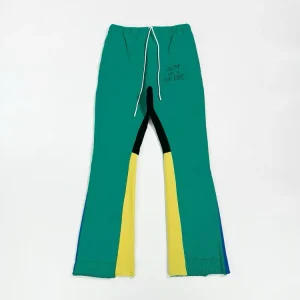 Classic Patchwork Flared High Street Sweatpants VIBE Long Trousers Straight Leg Youthful Trend Autumn Season Winter Collection - AliExpress Pants