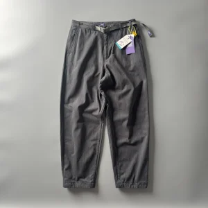 Busin Casual Waed Straight Leg Pants Lightweight Elastic Waist Youth Summer Faion Trendy Loose Fit Japanese Sle - AliExpress Pants