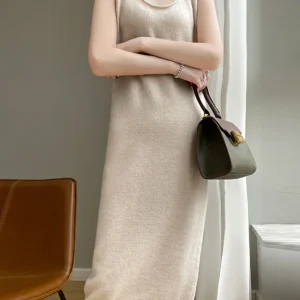 00% Pure Wool Knitted Velvet Skirt Dr Women's round Ne Svel Long Sve Autumn Winter Thiened Double Strand Rol... - AliExpress Sweaters&Jumpers