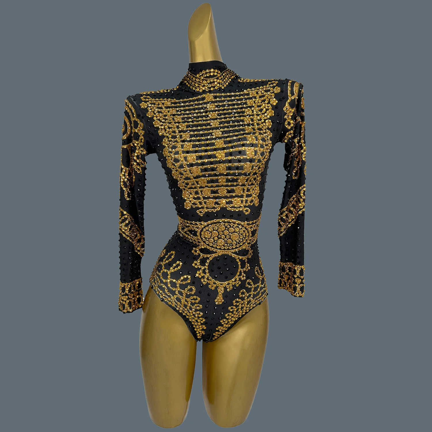 Sparkly Rhinestones Bodysuit for Women Sexy Performance Costume Nightclub Party Stage Wear Singer Showgirl Show Bodysuit Napolun - AliExpress Jumpsuits&Rompers
