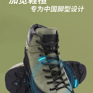 Popular 2025 Mens Hiking Shoes Mens Slip Outdoor Sports Boots Black Slip Men's Sneakers Leather Work Boots - AliExpress Sneakers