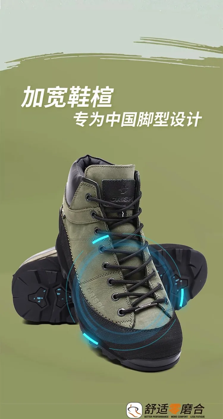 Popular 2025 Mens Hiking Shoes Mens Slip Outdoor Sports Boots Black Slip Men's Sneakers Leather Work Boots - AliExpress Sneakers