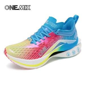 ONEMIX Trail Racing Running Shoes Cushion Breathable Mesh Stable Wearable Outdoor Carbon Plate Marathon Sport Training Sneakers - AliExpress Sneakers