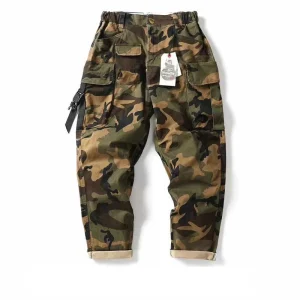 Trendy Japanese Camouflage Pocket Casual Pants Men's Loose Retro Loose Small Leg Haren Pants - AliExpress Pants