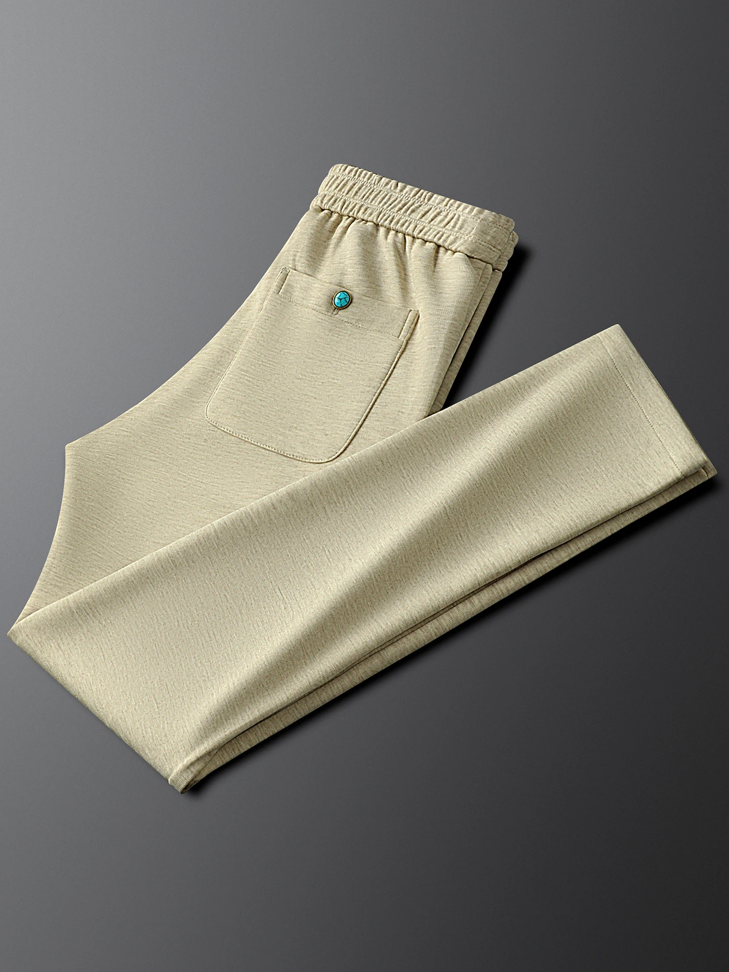 Silky Slim Fit Elastic Waist Sports Sweatpants for Men Straight Leg Trousers Spring Autumn New Sle Casual Pants - AliExpress Pants