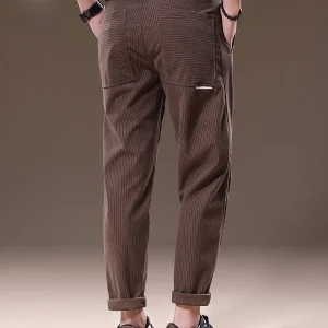 Men's Straight Leg Casual Pants Spring 2025 New Sle Pure Color Versatile Summer Loose Fit Long Trousers for Youth - AliExpress Pants