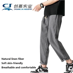100% Natural Pure Linen Men's Long Pants for Outdoor Casual Wear, Cool, Breathable, Comfortable and Fashionable. - AliExpress Pants