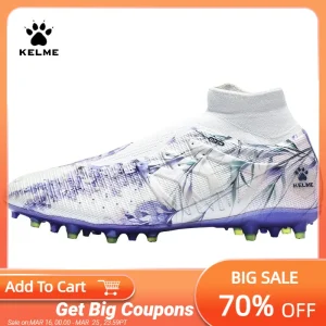 Kelme Football Shoes Men's High Top Professional Tf Broken Nail Adult Training Shoes Mg Football Shoes Short Nail Football Boots - AliExpress Sneakers