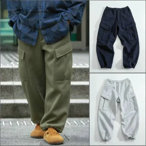 Loose Fce Lined Dstring Outdoor Workwear Sweatpants for Men And Women Youthful Sle Cotton 00% Winter Ready - AliExpress Pants