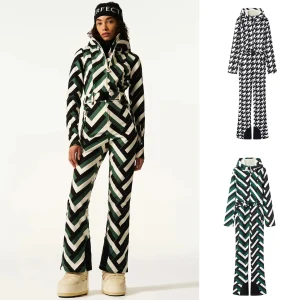 Spring New Women's Long Sve Stand Collar Hooded Zipper Warm Skiing Series Overall Technical Suit High Waist Long Pants Pol... - AliExpress Jumpsuits&Rompers