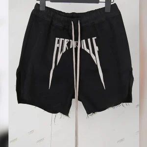 ential k Pioneer RO Embroidered Logo Split Casual Beach ort Pants Loose Straight Leg mid Waist Faionable Urban orts - AliExpress Pants