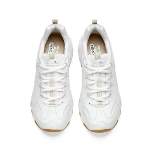 Skechers Women's White Sneakers Comfortable Panda Shoes Thick-Soled Casual Dad Shoes 149807-Wht - AliExpress Sneakers