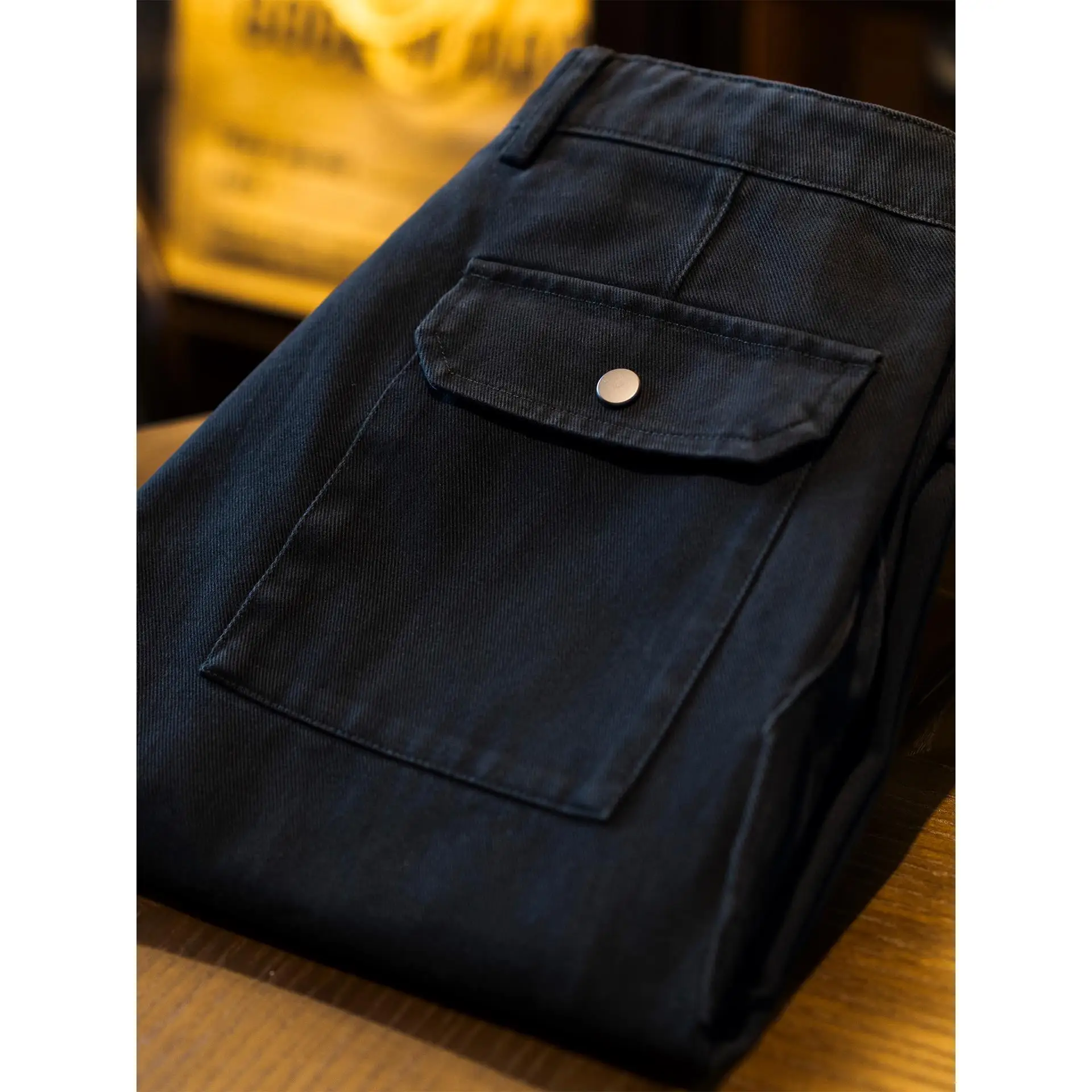 New 2025 Men's Casual Cotton Jeans Loose Straight Leg Autumn Winter High Waist Faionable Workwear Denim Long Trousers - AliExpress Pants