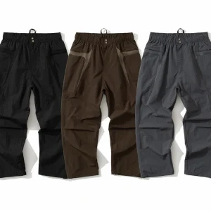 Retro Japanese Sle Qui Dry Outdoor Functional Men's Casual Pants Loose Straight Leg Workwear Trousers Paratrooper Pants - AliExpress Pants