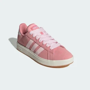 Adidas Grand Court Series Lightweight Cushioning and Wear-Resistant Outdoor Sports Sneakers for Men and Women, New Suede Texture Tennis-Style Design, Comfortable Commuting Retro-Style Skateboard Shoes, Strong Grip, Clear Pink Classic Court Elements, Versatile Street Casual Shoes, Recommended for Couples Jr7110 - AliExpress Sneakers
