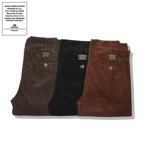 Retro Japanese Sle Men's Thi Corduroy Straight Leg Work Pants Autumn Winter New Faion Casual Trousers Comfortable Fit - AliExpress Pants