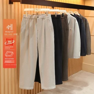 Men's Casual Straight Leg Corduroy Pants Loose Fit Comfortable Straight Cut Long Trousers Autumn Winter New Sle Doctor.Huang's - AliExpress Pants