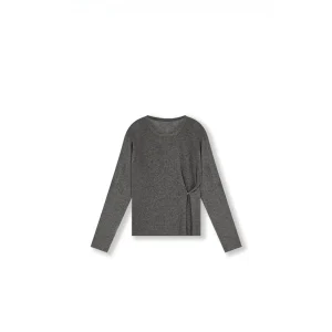 Zhou Spring Summer New Arrival Slimming Side Button Design Knitted Top Casual Sle Soft Comfortable Women's Faion - AliExpress Sweaters&Jumpers