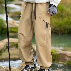 Mmoptop Men's Outdoor Climbing Pants Loose Casual Color Paratrooper Workwear Trousers Straight Leg Non-Ironed Faion B... - AliExpress Pants