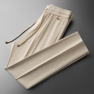 Summer Casual Modal Spor Straight Leg Thin Cotton Dstring Leisure Pants for Men Breathable Comfortable Faion Urban Sle - AliExpress Pants