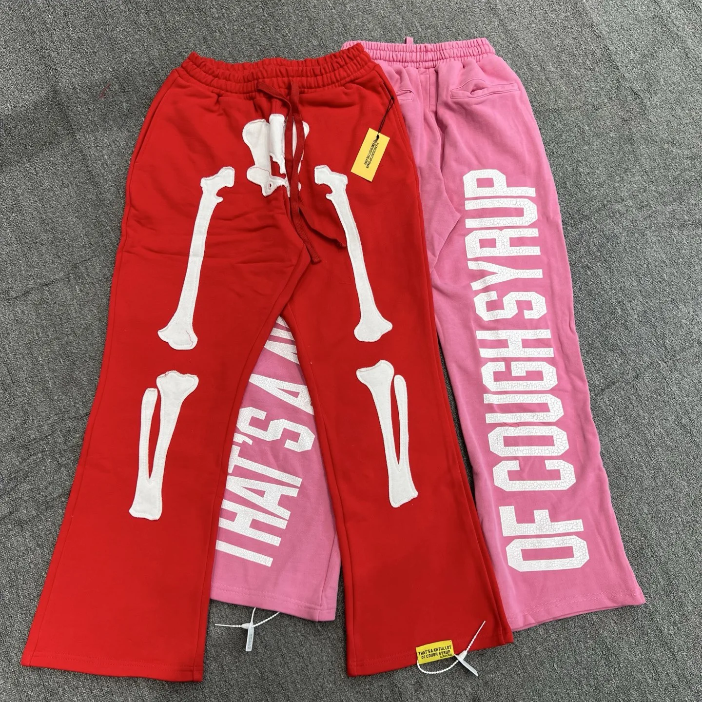 Street Sle Skeleton Bone Embroidery Pants Cotton Loose Fit mid Waist Summer Casual Youthful Trendy Trousers for Teens - AliExpress Pants