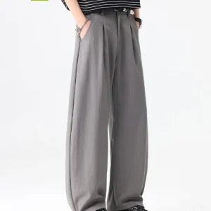 MMOPTOP American Sle Casual Pants Men's Loose Wide Leg Straight Tube Long Pants Simple Spring Summer New Arrival - AliExpress Pants