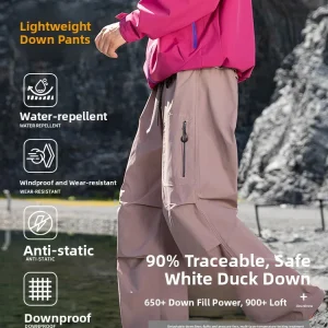 Thickened down Ski Pants Unisex Outdoor Windproof Waterproof Warm Workwear Trousers Functional Youth Popular Casual Long Pants - AliExpress Pants