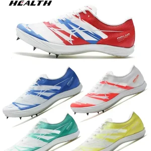 Health Spike Shoes Thick Soled Sprint Shoes Track and Field Physical Long-distance Running Long Jump Competition Sneakers 818S - AliExpress Sneakers