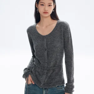 Molycho Women's Long Sve V-Ne Knitted Open Cardigan Slim Fit Wrap Casual Sle Soft Skin-Friendly Sweater Top - AliExpress Sweaters&Jumpers