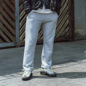 Non Sto Heavyweight Pure Cotton Knitted Training Sweatpants Men's Outdoor Sports Long Trousers Mid-High Waist Straight Leg - AliExpress Pants