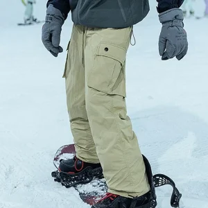 Winter Outdoor Snowboard Pants ex down Filled Soft ell ell Waterproof Windproof Youth Faion Long Straight Leg Trousers - AliExpress Pants