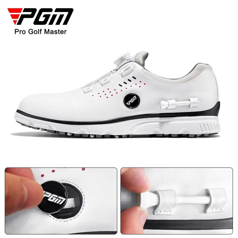 PGM Men's Golf Shoes with Magnetic Suction Mark and Tee Knob Shoelaces Waterproof Sports Shoes XZ302 - AliExpress Sneakers