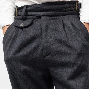 POT&CRAFTSMAN Winter Men's Thick Tweed Casual Pants Wool Gurkha Classic Trousers Customizable Extended Thickened - AliExpress Pants