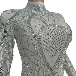 Women Spandex Tight Fitting Jumpsuit Sexy gig Party Dance Show Outfit Club Carnival Drag Queen Performer Wear Baihuanchangku - AliExpress Jumpsuits&Rompers