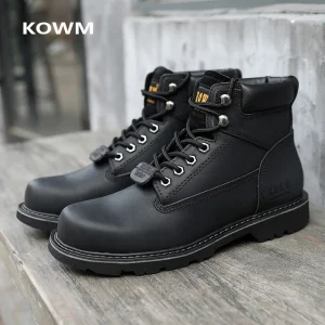 KOWM Cowhide Hiking Shoes Men Waterproof Desert Combat Ankle Boots Motorcycle boots travel sneakers Male Tactical Hunting Boots - AliExpress Sneakers