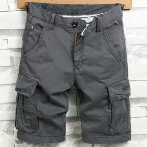 Retro Versatile Men's Summer Thin Casual Shorts Outdoor Leisure Workwear Loose Fit 5 Inch Pants Youthful Energy Style - AliExpress Pants