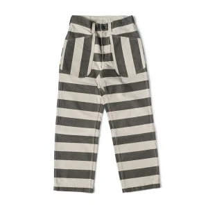 Non Stock Horizontal Stripes Prisoner Pants Vintage Motorcycle Rider Overalls - AliExpress Pants