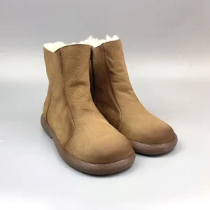 Women's Sheepskin And Wool Integrated Winter Boots Top Layer Cowhide Cotton Shoes Outdoor Walking Work College Students Travel - AliExpress Sneakers